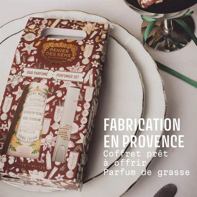 XMAS DUO HAND CREAM + EDT GERANIUM  30ML + 10ML