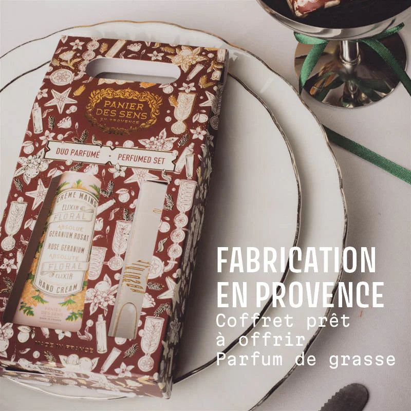 XMAS DUO HAND CREAM + EDT GERANIUM  30ML + 10ML