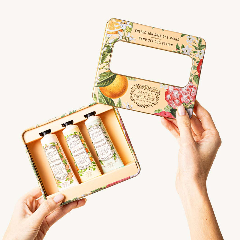 Hand Cream Set with Absolute Fragrance - Orange Blossom, Geranium and Jasmine (3X30ml)