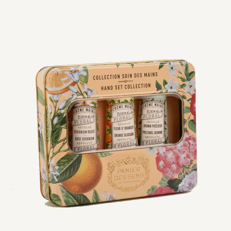 Hand Cream Set with Absolute Fragrance - Orange Blossom, Geranium and Jasmine (3X30ml)