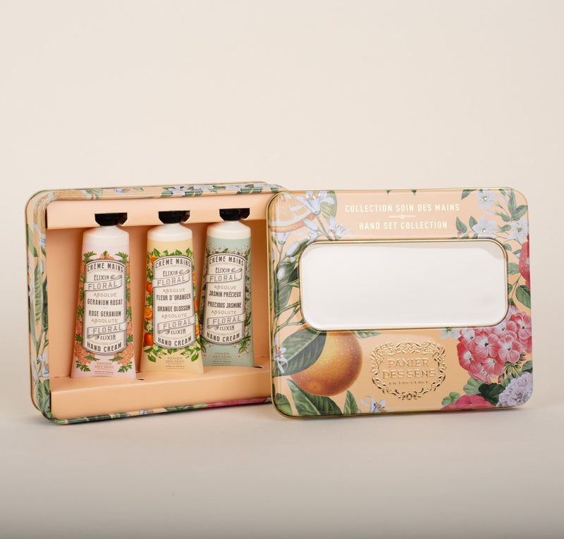 Hand Cream Set with Absolute Fragrance - Orange Blossom, Geranium and Jasmine (3X30ml)